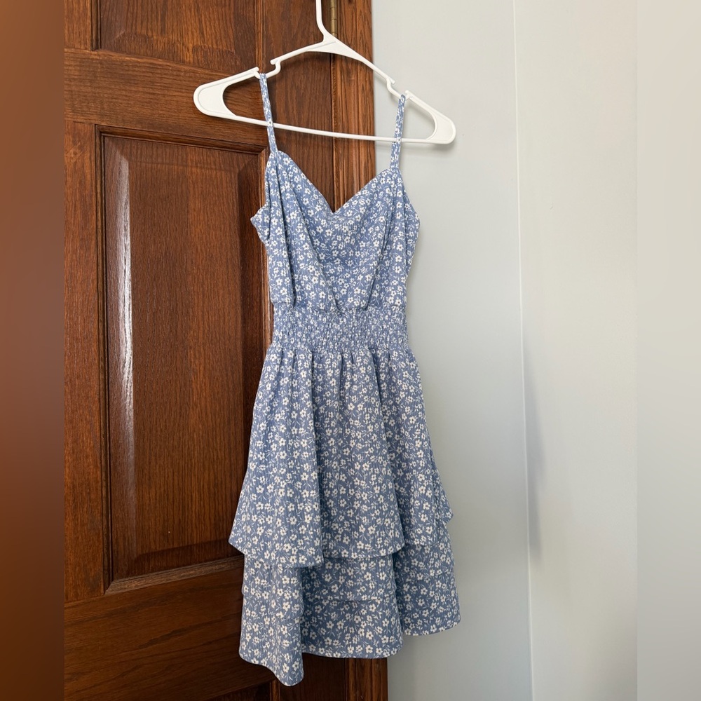 Emerald Sundae Light Blue Floral Dress